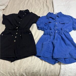 Adorable boutique shorts rompers Size XS & S. Both fit like a small